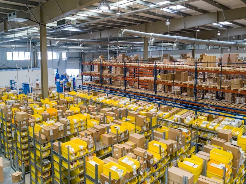 Centro de distribución y logística con gestión de flotas GPS